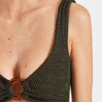 Metallic Khaki Nadine Bikini