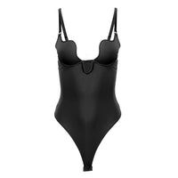 Black Le Stretch Micro U-Plunge Bodysuit