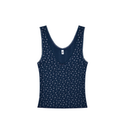 Midnight Fields Pointelle Scoop Tank