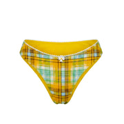 Multi Plaid Daphne Bikini Bottom