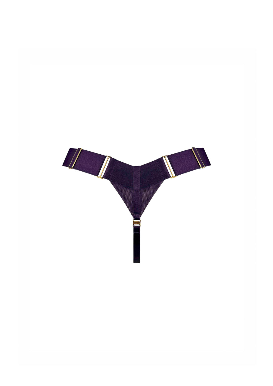 Deep Purple Nara Bondage Thong
