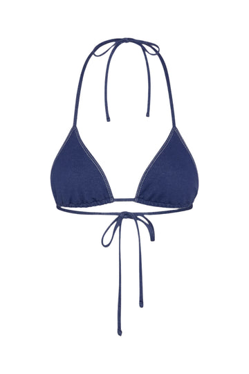Summer Denim Nick Bikini Top