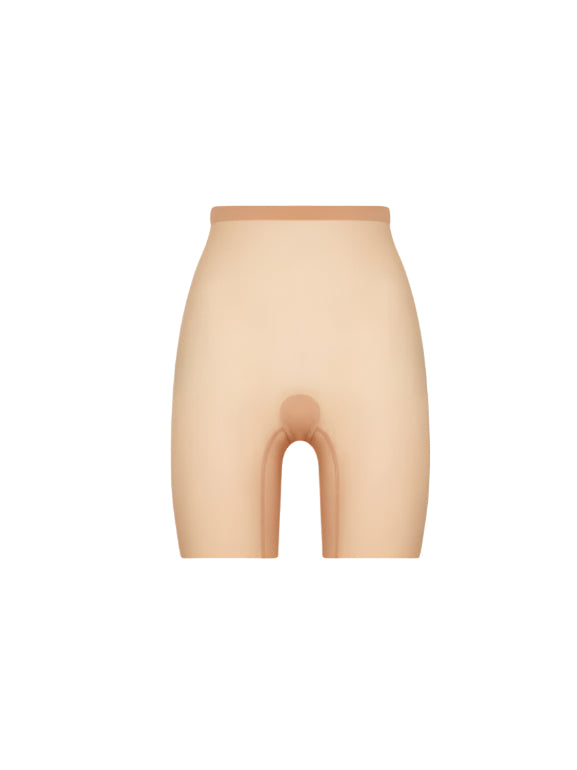 Nude Tulle Control Shorts