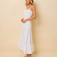 Optic White Delta Poplin Top