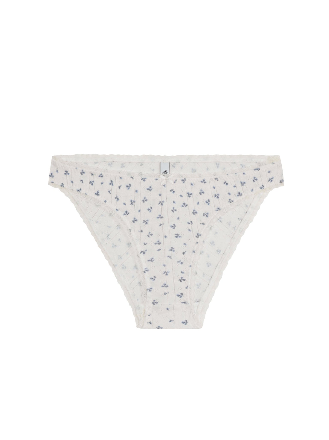 Blue Fields Pointelle High Rise Brief