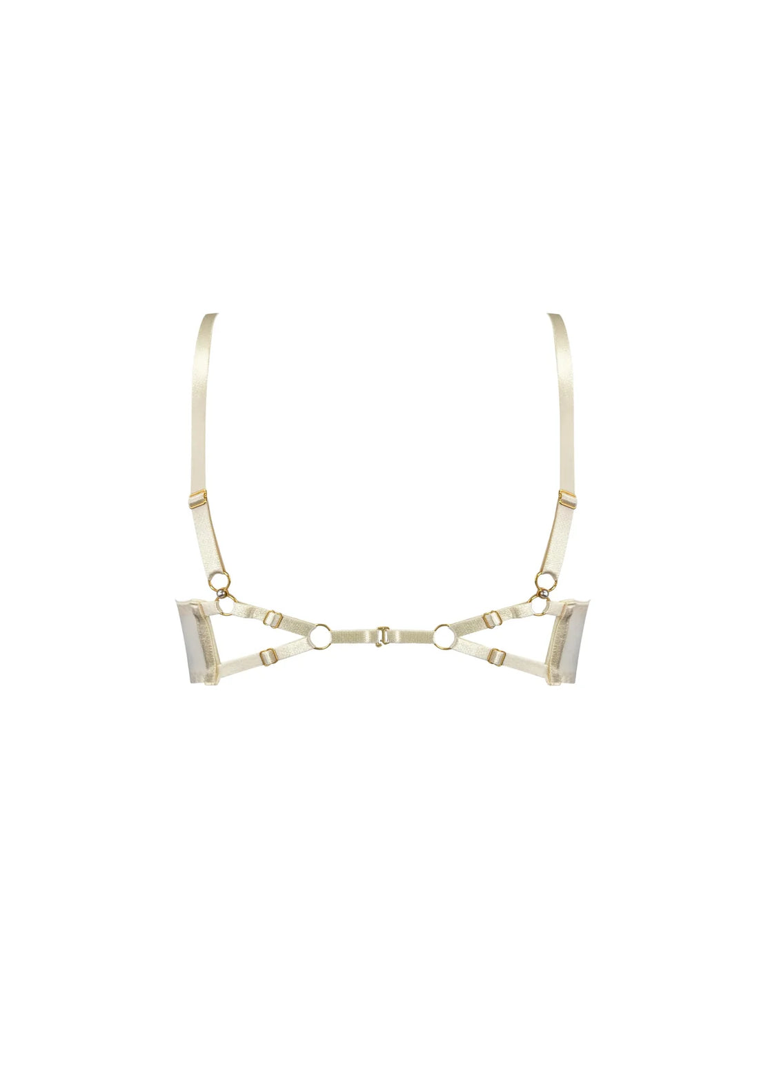 Cream Pearl Balconette Wire Bra