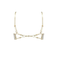 Cream Pearl Balconette Wire Bra