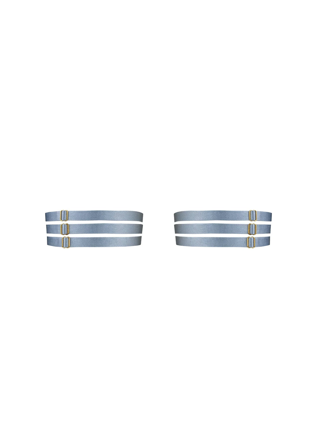 Dusty Blue Pearl Garter Set