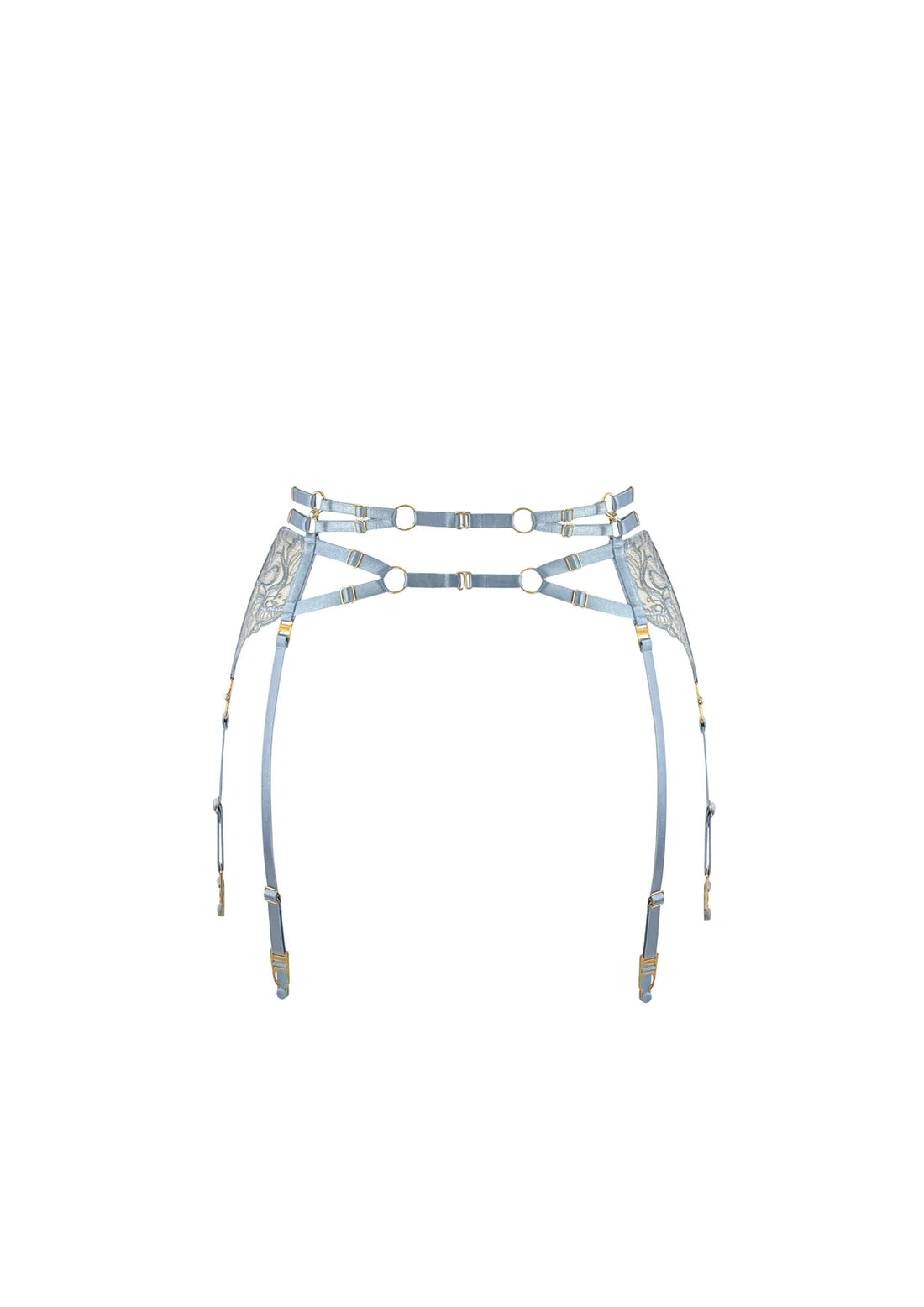 Dusty Blue Pearl Suspender