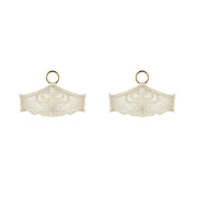 Cream Pearl Garter Set