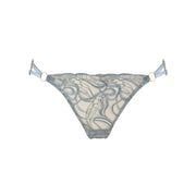 Dusty Blue Pearl Open Back Brief