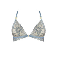 Dusty Blue Pearl Soft Cup Bra