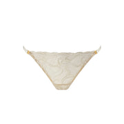 Cream Pearl Thong