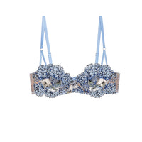 Petal Blue Hydrangea Balconette Bra