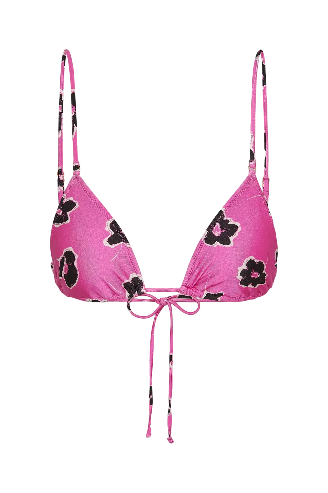Pink Fantasy Elena Satin Bikini Top