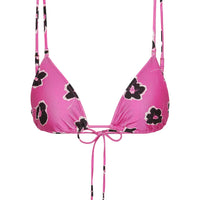 Pink Fantasy Elena Satin Bikini Top