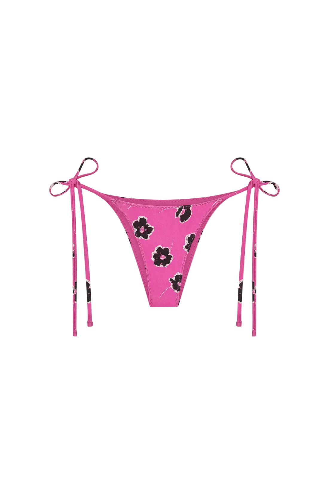 Pink Fantasy Mackenzie Satin Bikini Bottom