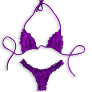 Purple Melanzana Bikini Top