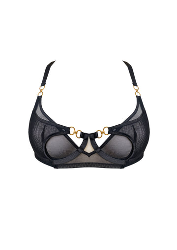 Black Retta Balconette Bra