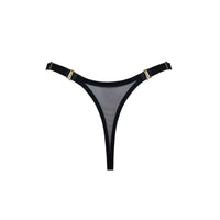 Black Retta Thong