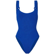 Royal Blue Domino with Tonal Hoops