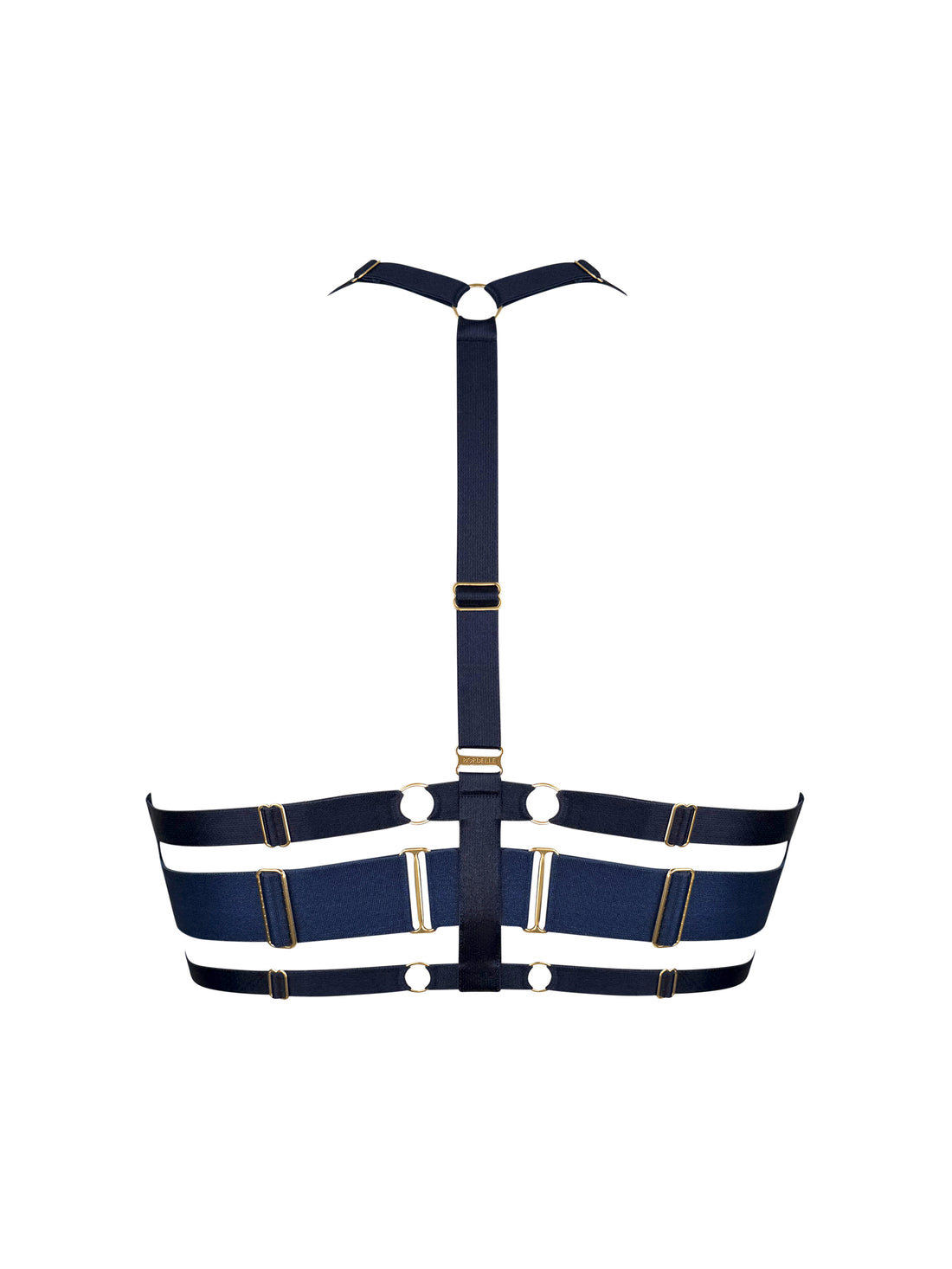 Navy Signature Mesh Wrap Bra