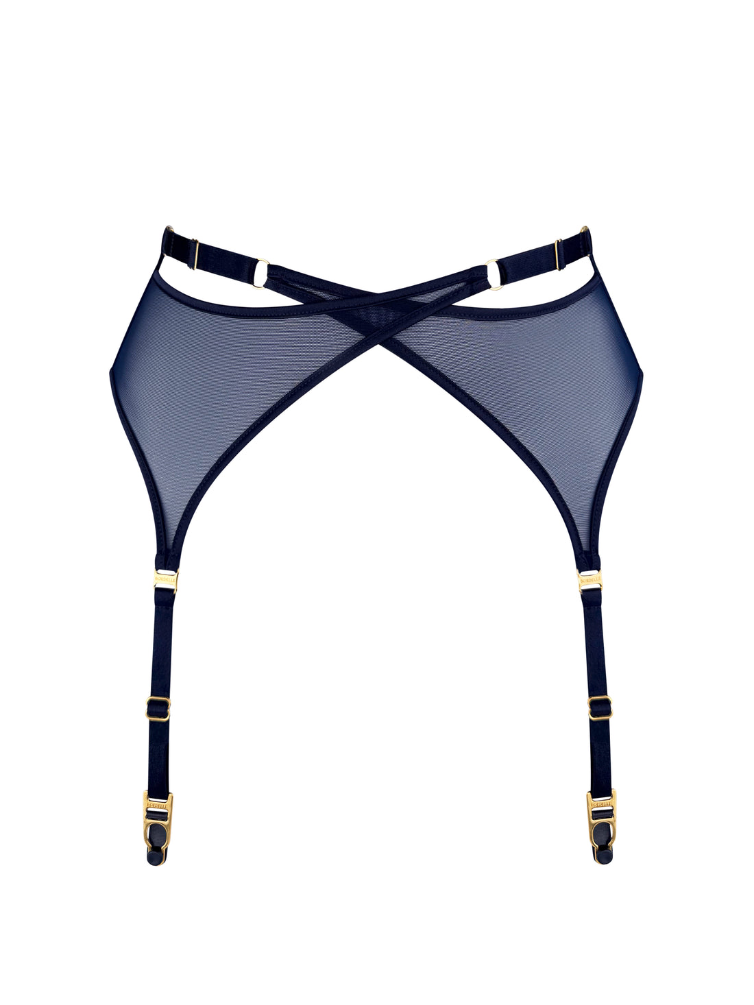 Navy Signature Mesh Wrap Suspender