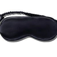 Black Slip Pure Silk Sleep Mask