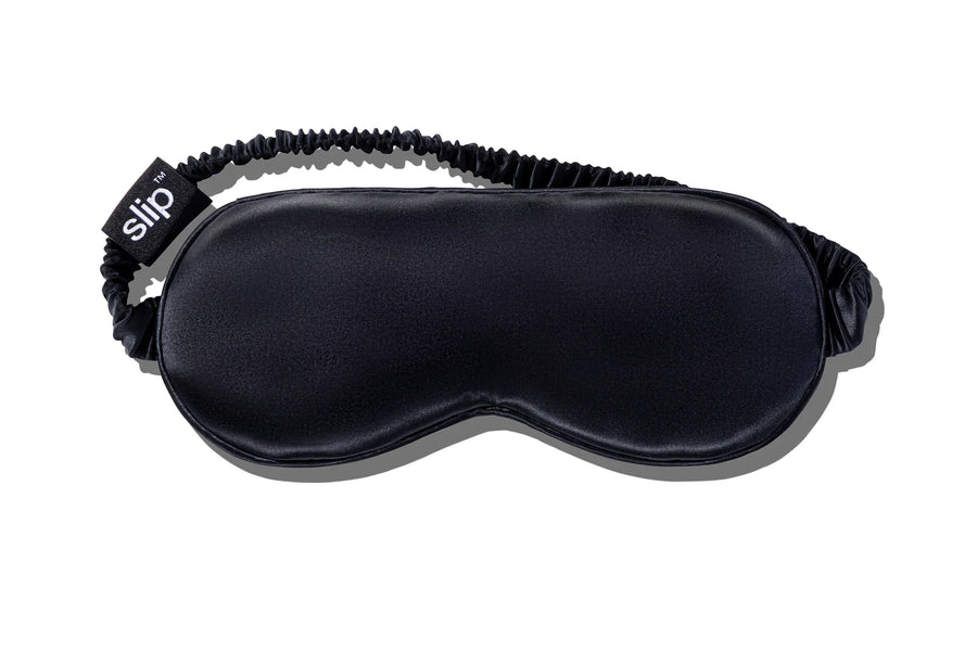 Black Slip Pure Silk Sleep Mask