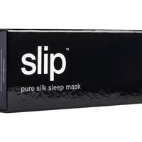 Black Slip Pure Silk Sleep Mask