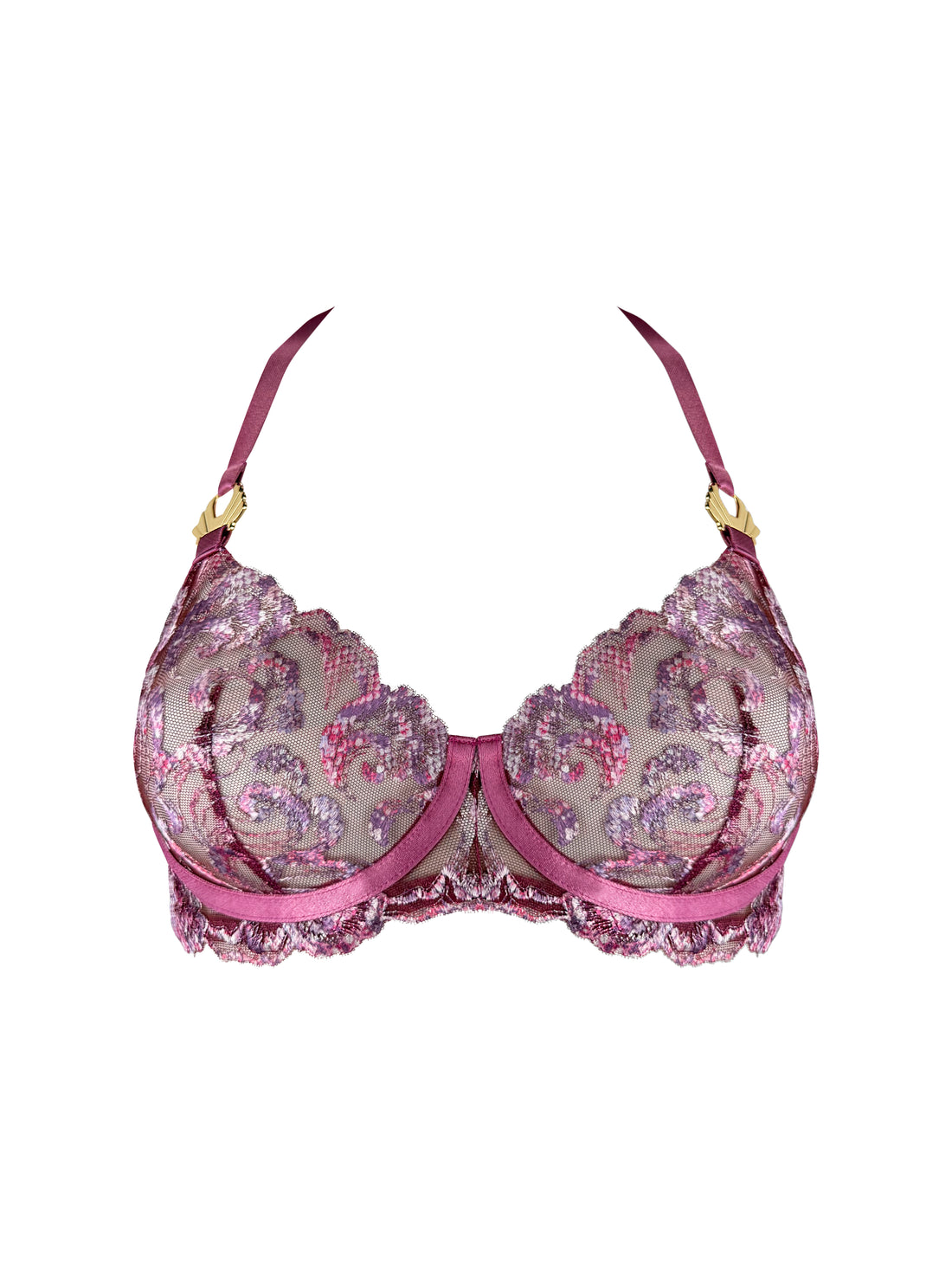 Raspberry Siren Balconette Wire Bra