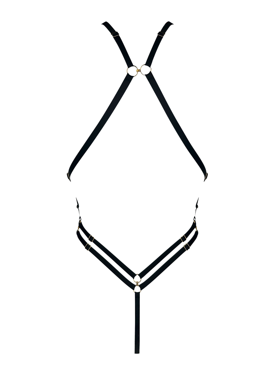 Black Melusina Body Harness