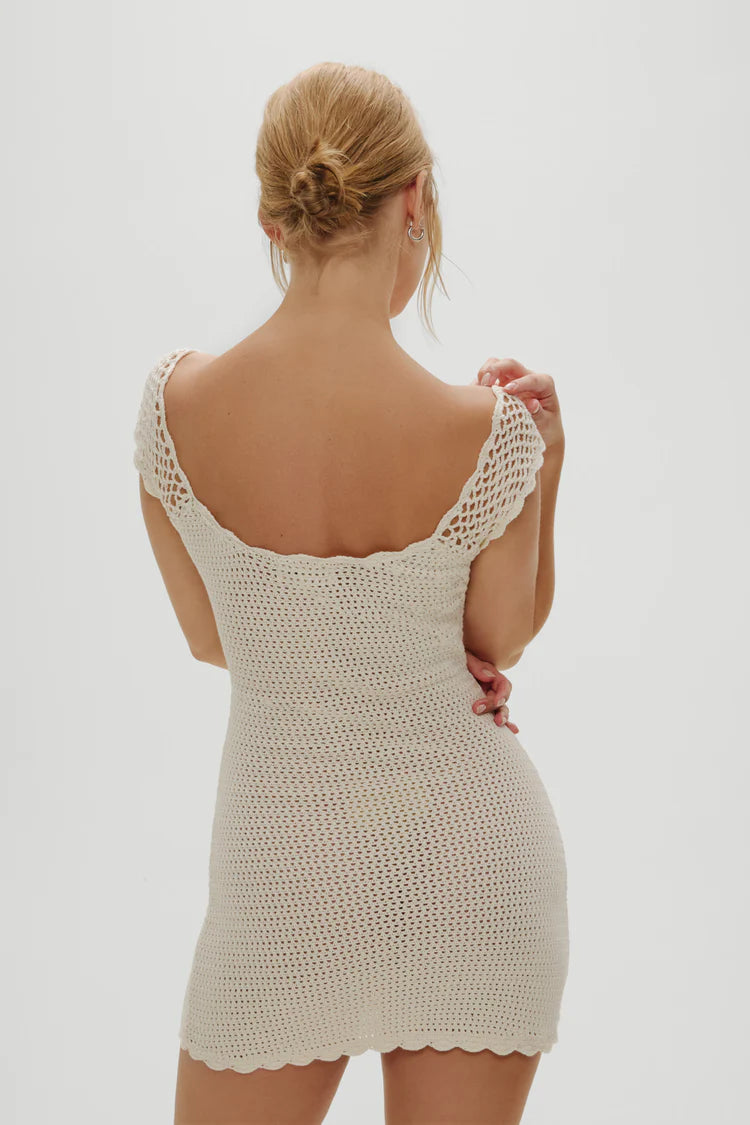 Sand Dollar Kai Crochet Mini Dress
