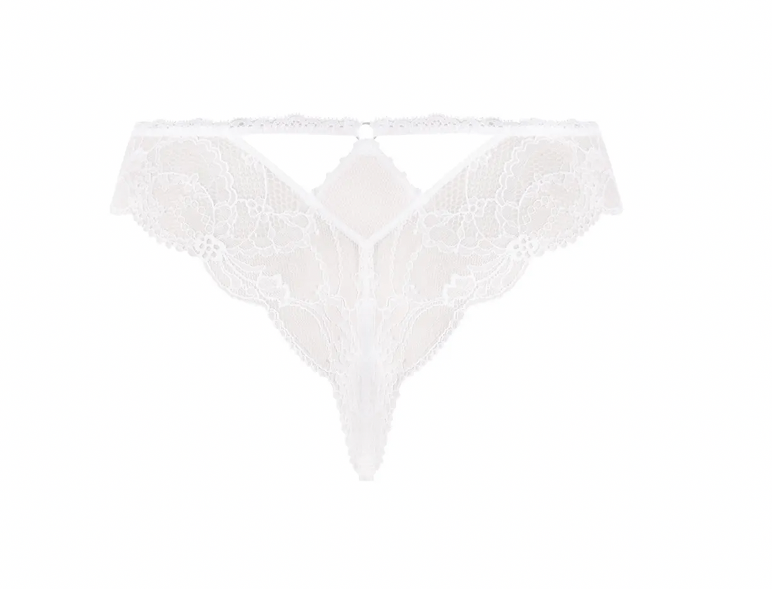 White Feerie Couture Thong