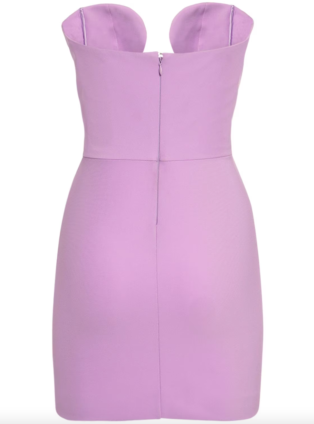 Lavender Mini Fitted Dress with Volute Padded Bra