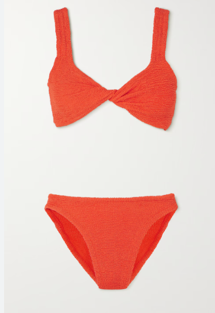 Metallic Tangerine Juno Bikini