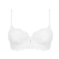 Blanc Sublime en Dentelle Demi Bra