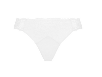 Blanc Sublime en Dentelle Thong