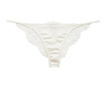 Ivory Beaded Iris Lace Cheeky