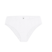 White Pointelle Cozy Brief