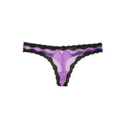 Spring Lavender Sheer Tulle Thong