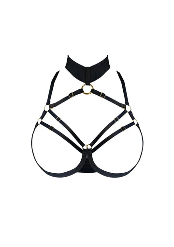 Black Signature Ouvert Wire Bra