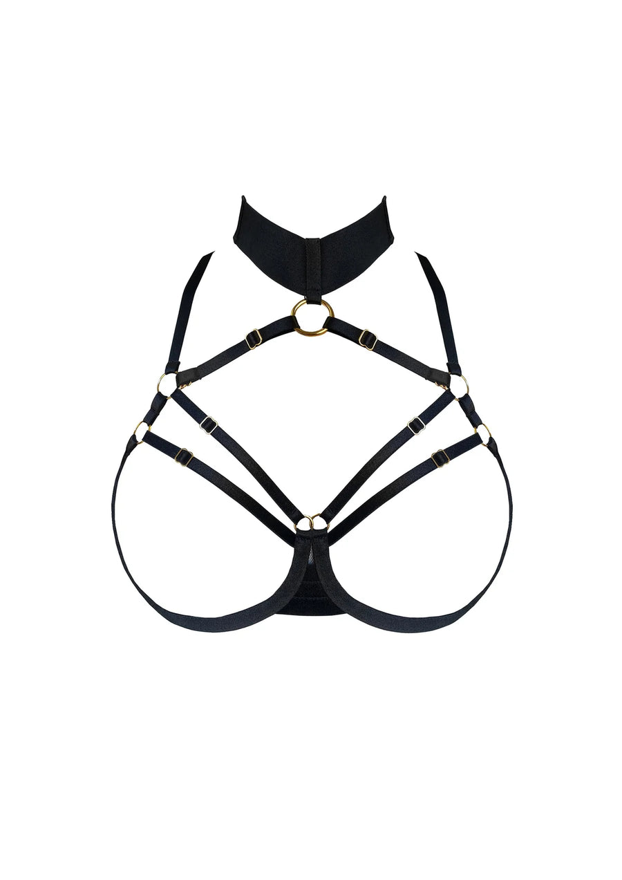 Black Signature Ouvert Wire Bra