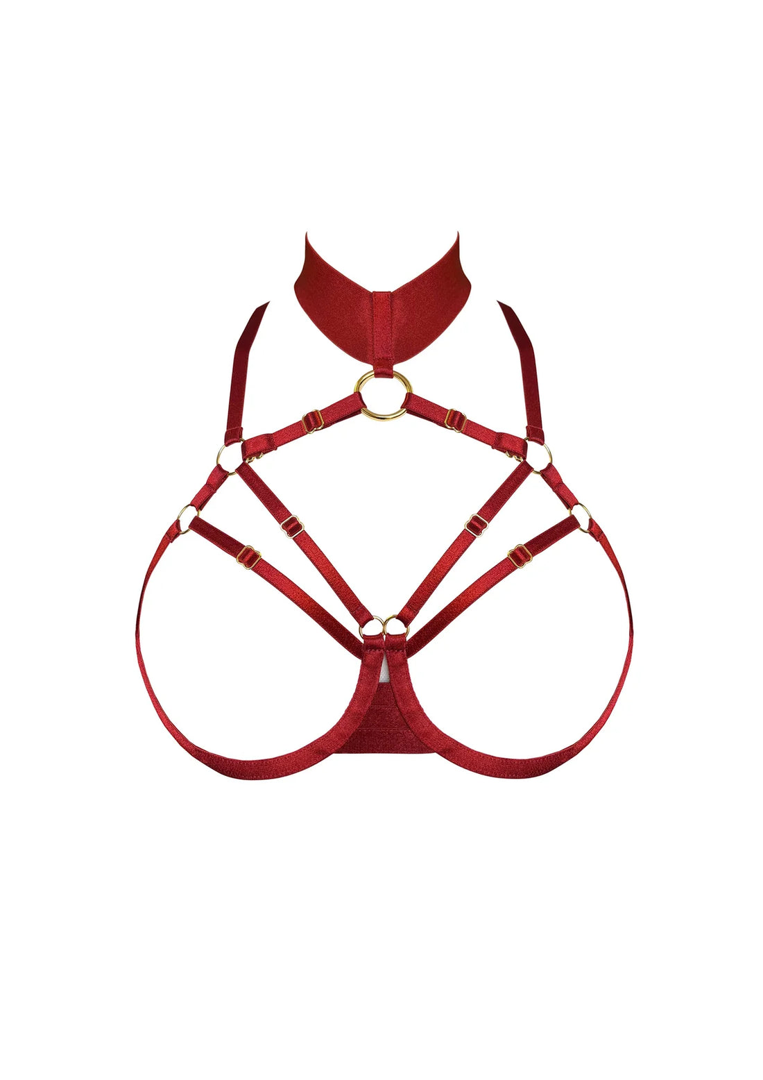 Burnt Red Signature Ouvert Wire Bra
