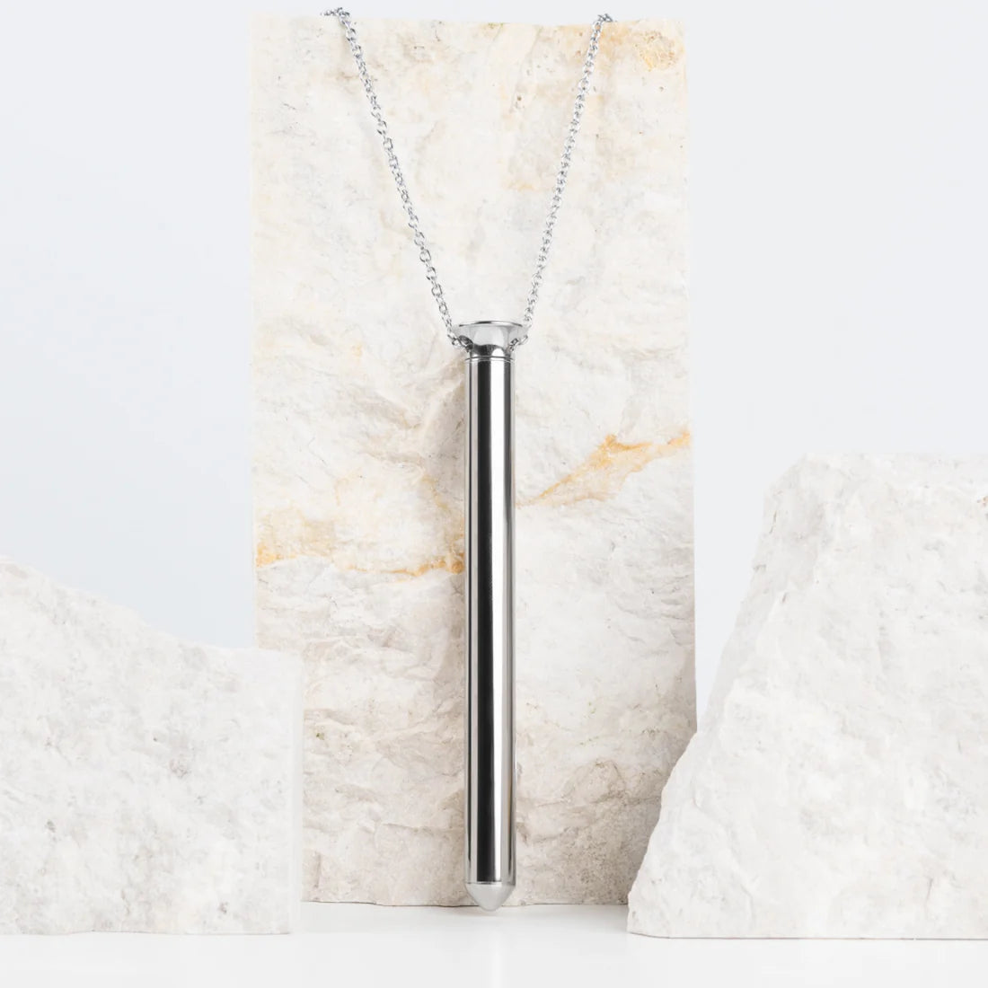 Silver Vesper Vibrator Necklace