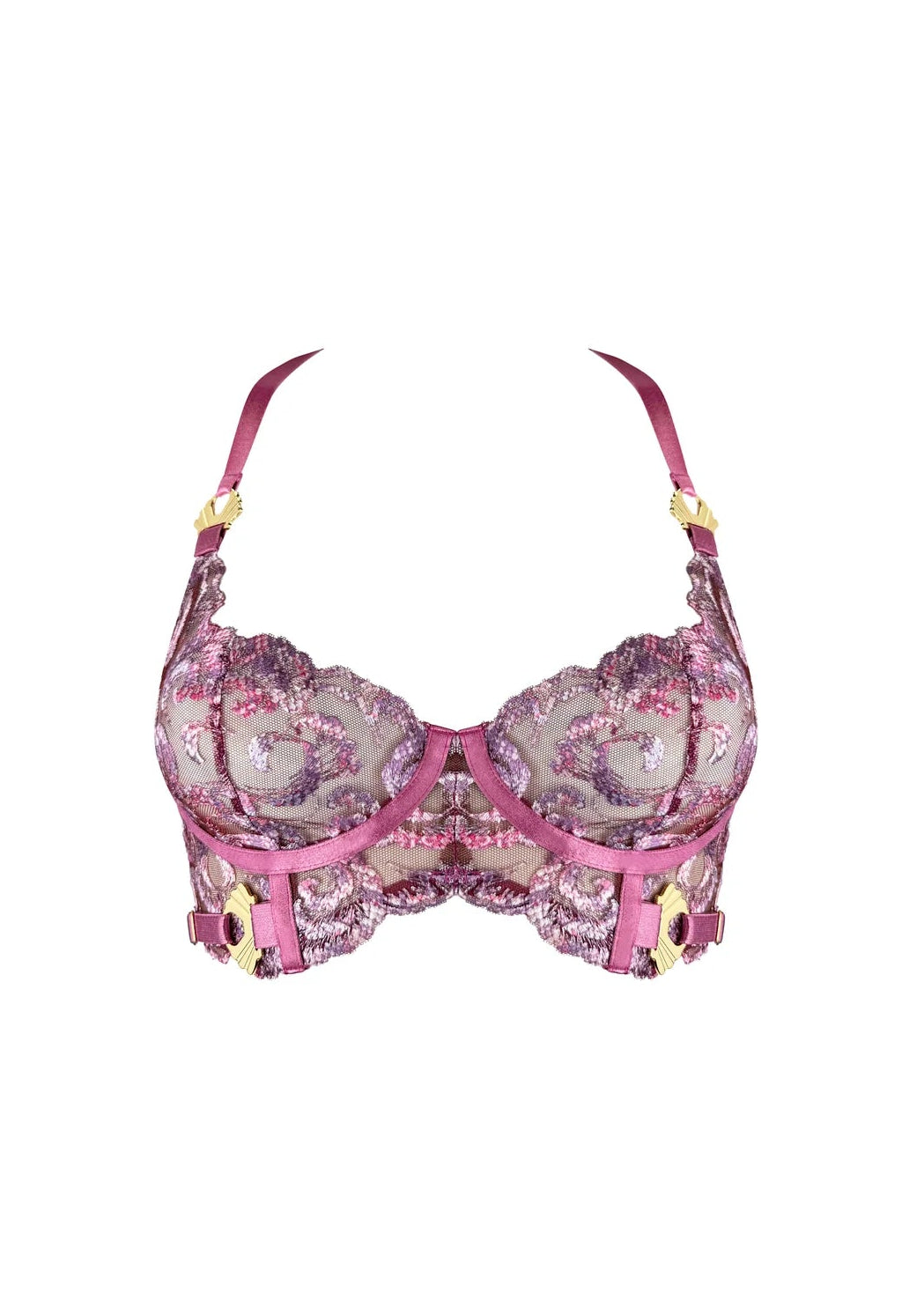 Raspberry Siren Longline Bodice Bra