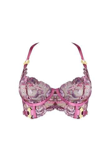 Raspberry Siren Longline Bodice Bra