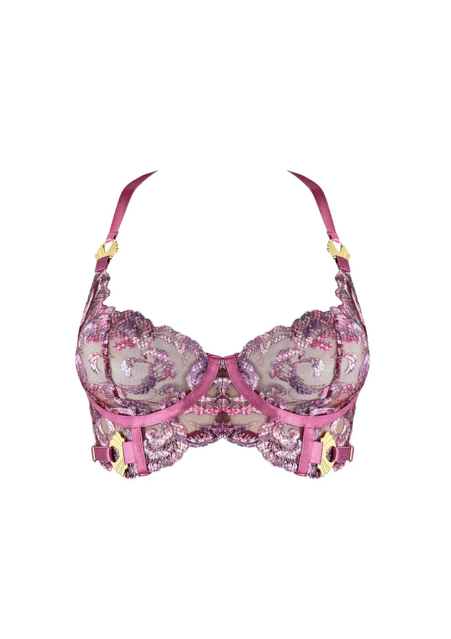 Raspberry Siren Longline Bodice Bra