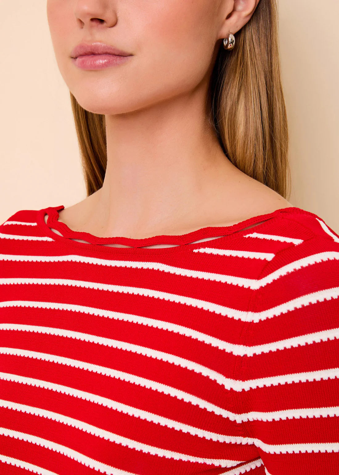 Lipstick Red Penelope Top