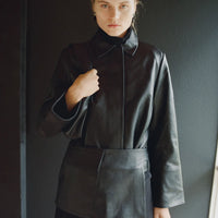 Black Utility Skirt Belt
